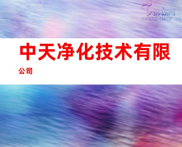 中天净化技术有限公司