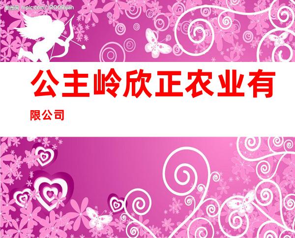 公主岭欣正农业有限公司