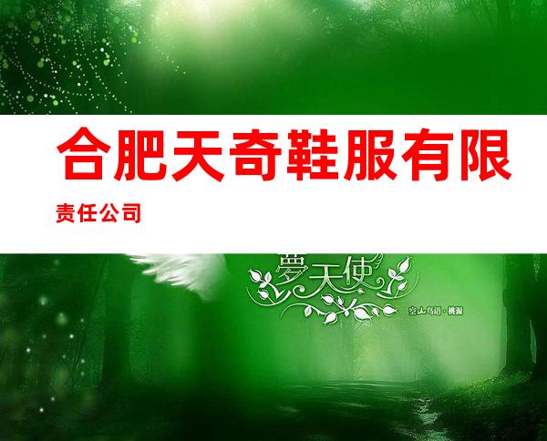 合肥天奇鞋服有限责任公司