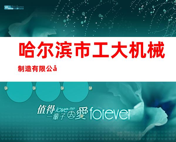 哈尔滨市工大机械制造有限公司