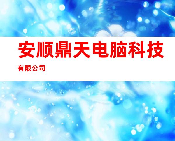 安顺鼎天电脑科技有限公司