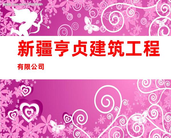 新疆亨贞建筑工程有限公司