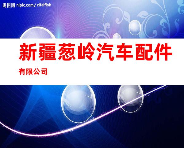 新疆葱岭汽车配件有限公司