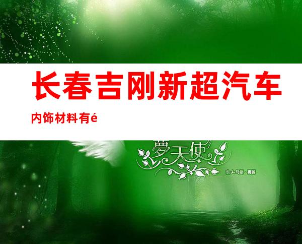 长春吉刚新超汽车内饰材料有限公司
