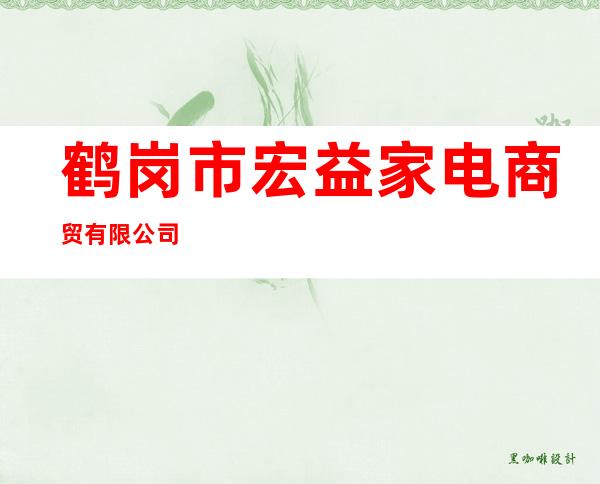鹤岗市宏益家电商贸有限公司