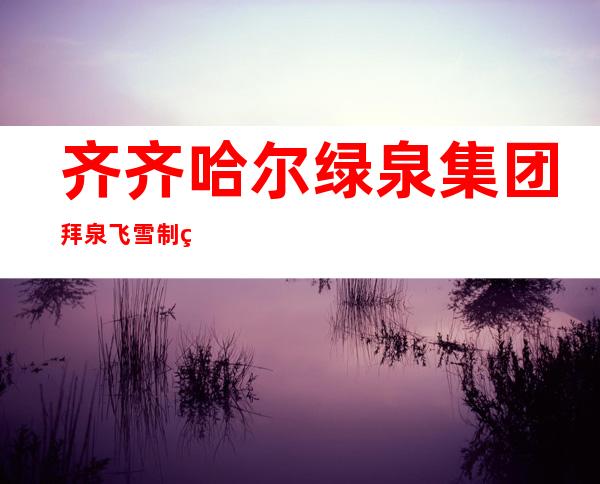 齐齐哈尔绿泉集团拜泉飞雪制糖有限责任公司